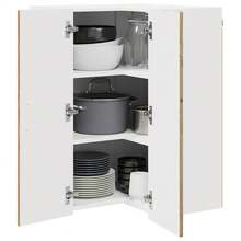 vidaXL Armoire de cuisine Chêne artisanal 57 x 57 x 80 cm - Tabac - Voir 3