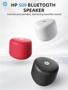 HP BTS09 Bluetooth Speaker, Powerful Bass And Stereo, Portable Mini Wireless Speaker, Suitable For Outdoor Use, Genuine HP Product - Multicolor - View 13