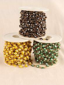 1米不锈钢眼链，DIY项链手链饰品制作配件 - 1米#眼睛鏈條 - 查看 7