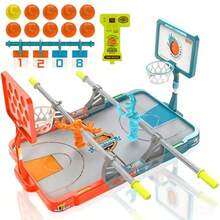 Juego de Arcade de Baloncesto para Niños Juego de Baloncesto de Escritorio Interactivo para e Hijos Juguete de Escritorio para Habilidades Motoras Finas Regalo Educativo para de 3 a 12 AñosJuguetes clásicos de la infancia, imprescindibles para niños - descolorado - Ver 2