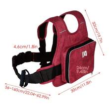 TendenciaCinturón De  Para Niños Para Motocicleta AjustableCalidad premium - Rojo oscuro - Ver 3