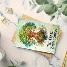 Ogan And The Moon Magic Guide - Celtic Tree Astrology Book, Containing 31 Constellations, Celtic Knots, Spellcasting Techniques, Spiritual Growth Practices - Suitable For Witches, Pagans, Celtic Mythology - Undated Pages For Personal Journaling And  - Perfect For Adults And Beginners, Occult Journal, Occult Design, Detailed Illustrations, Pagan Practitioners, Occult Journal, High-Quality Paper, Witch Practitioners, Celtic Goddesses, Celtic Books, Calendar, Weekly Planner, Daily Planner, Schedule - 成人1pc - 查看 2