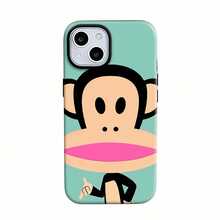 La funda para teléfono con espejo con patrón de cara de mono también se puede usar como espejo y es compatible con  17,  16 Pro Max,  15 Pro Max,  13 y  12. Está hecha de TPU y brinda protección contra golpes y caídas. Es un regalo perfecto para familiares, amigos, ocasiones divertidas y celebraciones como Navidad, cumpleaños o aniversarios. - Blanco - Ver 2