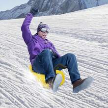 YUNRUX Premium PE Plastic Sled, Reinforced Base, Supports Up To 100 Kg, Suitable For All Ages - A - View 11