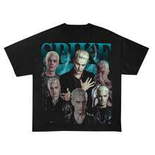 Buffy The Vampire Slayer Spike T Shirt, Sarah Michelle Gellar Shirt, Movie & TV Show Merch Shirt, 90s Retro T-Shirt - màu đen - Xem 1