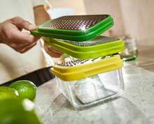 Joseph Joseph Multi-Prep Compact 4-In-1 Multifunctional Set, Kitchen Vegetable Chopper &Amp; Dicer, Cheese Grater, Mandoline Veggie Slicer, Food Julienne Cutter With Container - ColorB - 查看 2