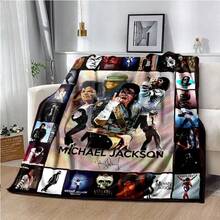 Michael J-Jackson Blanket Super Soft High Quality Blanket For Travel Bedding Couch Hiking Bed Comfortable Blanket Birthday Gift3.Jpg - 白色 - 查看 1