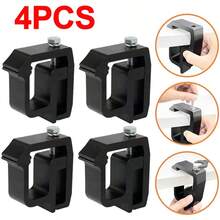 Universal Car Auto Truck Cap Camper Shell Mounting Clamps Brackets Set - A - View 4