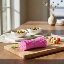 Tendencia1,000 Pzs Palitos Para Paleta O Brocheta, Plastico 15 CmCalidad premium - Rosa - Ver 4