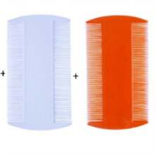4 Pcs Hair Comb Double Sided Fine Tooth Combs - Multicolor - View 6