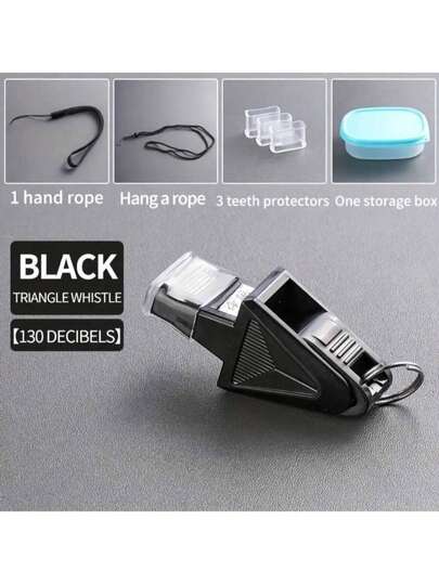 1 pieza Silbato profesional de entrenamiento, silbato de supervivencia, para viajes al aire libre, campamento, aventura, baloncesto, fútbol, rugby, partidos, árbitro, profesor de educación física y entrenamiento de perros, herramienta educativa, uso deportivo, silbato salvavidas de alto tono, sonido fuerte y claro para exteriores, equipo deportivo, accesorio de fútbol, accesorio de baloncesto, accesorio de deportes al aire libre