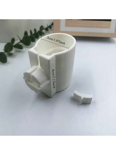 Wall Mounted Toothbrush Charger Holder With Cable Management - Organize Your Chargers | Bathroom Storage, Countertop Organizer, Charging Accessories, Bathroom Supplies, Decor, Toilet Storage. Random Delivery Of Versions With And Without Clips.