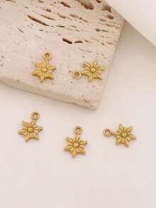 5pcs Stainless Steel Mini Star Sun Pendant 18K Gold Plated Charms Pendant For DIY Jewelry Making Supplies Accessories - Pendants - View 7