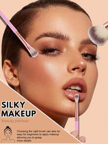 30PCS Makeup Tools Set Including:20PCS Makeup Brush Set+1pc Multi-Functional Zipper Toiletry And Cosmetic Bag Waterproof+3PCS Triangle Powder Puffs+3PCS Mini Air Cushion Powder Puffs+2PCS Makeup Sponges+1pc Makeup Brush Cleaning Tools,All-In-One & Beginner-Friendly | Travel-Ready & Gift-Ready | Perfect For Newbies/Her