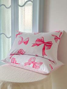 2/3pcs Digital Print Kids Bedding Set, Minimalist Modern Style Children Girls Duvet Cover Pillowcase Set, Suitable For All Seasons (1/2 Pillowcase + 1 Duvet Cover)