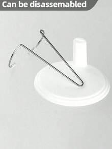 1pc Adjustable Doll Stand, Doll Display Holder Suitable For 12-15cm Teddy Bears & Figurines, Black Color With White Base, Portable Photography Prop, Keeps Dolls Standing, Multi-Angle Fixation + Plush Doll Storage (Doll Not Included) - White - View 7