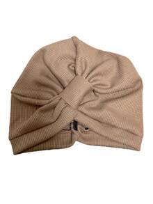 1pc Fashionable Soft Waffle Criss-Cross Headband Hat, Stretchy & Suitable For Women, Solid Color Hair Care Cap - Multicolor - View 7