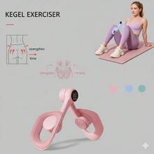 2026 Upgraded Thigh Master, Multi-Functional Full Body Workout Equipment, Inner Thigh Trimmer Arm Toner, Portable Home Gym Strength Training, Compact Exercise Tool, Best New Year Resolution Gift - Bụi hồng - Xem 2
