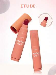 ETUDE Love Mark Matte Lip Gloss, High-End Matte Texture, Long-Lasting Color, Magic Tool For Fair Skin - #09 Fig Beige - View 4