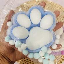 4-Inch Large Handmade Cat Paw Squeeze Toy, Cute Soft Stress Relief Toy - Multicolor - View 3