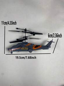 Remote Control Smart Sensing Helicopter, Made Of Anti-Fall Material, Infrared Remote Control. Birthday Gift, Remote Control Helicopter Airplane Plastic Flying Toy, Gesture Sensing Flying Device, Infrared Interactive Educational Toy, With LED Light Cover, Remote Control Not Included Batteries.