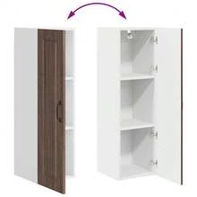 vidaXL Armário de cozinha com étagère Chêne brun 30 x 31 x 100 cm - Castanho - Ver 11
