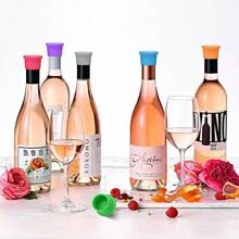1/3/6pcs Reusable Silicone Wine Stoppers, Bottle Stoppers For Wine, Beer, Champagne Bottles To Keep Drinks Fresh - Multicolor - View 3