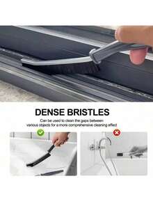 5件套多功能缝隙刷，窄缝清洁刷，浴室瓷砖刷，硬毛缝隙清洁刷，适用于家庭、餐厅、厨房瓷砖、窗槽等。
