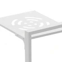 SanBouSi 1PCS Organizer Pot And Pan Stand Rack Pot Lid Holder Kitchen Pot Rack - White - View 6