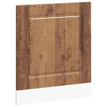 vidaXL Panneau de lave-vaisselle Kalmar vieux bois 60x1,5x67 cm - Tabac - Voir 1