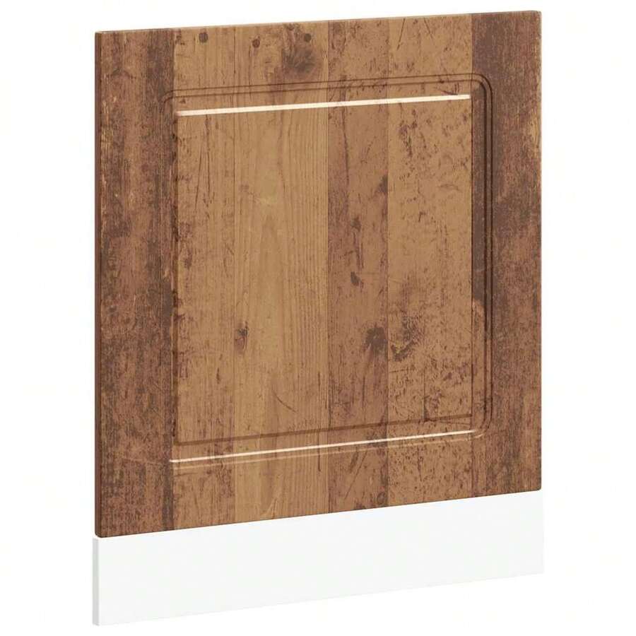 vidaXL Panneau de lave-vaisselle Kalmar vieux bois 60x1,5x67 cm - Tabac - Voir 1