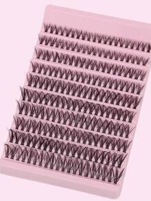 10 Pairs Natural Looking False Eyelashes, 8mm-16mm Length, Suitable For Daily Wear And Eyelash Extension Makeup