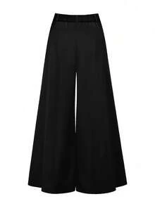 大码女式宽松休闲办公/通勤裤