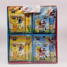 2/4/8pcs Pokemon Pocket Monster Notebook With Pen, Spiral Bound Memo Pad, Student Gift, Suitable For Holidays, Parties, Small Gifts (Pen And Notebook Are Random Combination) - Multicolor - View 6