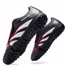 Men's Football Shoes With Enhanced Shock Absorption, Made Of Wear-Resistant Rubber To Optimize Traction And Stability, Suitable For Both Men And Women - Black - View 6