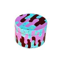 63mm 4-Layer Metal Grinder With Cartoon Cake Pattern, Manual Herb Grinder, Multiple Patterns Available, Great Gift For Valentine's Day