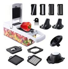 TendenciaMultifuncional Cortador De Verdura Espiralizador De VerdurasCalidad premium - Blanco - Ver 3