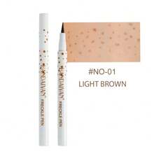 HANDAIYAN 1ml Natural Freckle/Mole Pen, High Pigment Waterproof, Easy To Apply, Creates Refined Makeup Look, Suitable For Parties, Festivals, Daily Makeup, Halloween, Christmas, Autumn/Winter. Also Applicable For Camping, Travel, Gatherings And Other Fashionable Makeup Occasions. Cosmetic Product, Face Painting, Makeup, Suitable For Women, Winter/Spring, Suitable As Birthday, Valentine's Day, Mother's Day Gift, Carnival Party. Best Color Choice For Y2K Fancy Fashion - 01 Natural - 查看 5