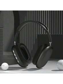 P9 Bluetooth Headphones With Active Noise Cancellation (ANC), Hi-Fi Stereo Sound, 35-Hour Battery Life And Integrated Microphone - Wireless, Lightweight And Comfortable. - 黑色 - 查看 1