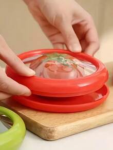 Set de recipiente reutilizabile pentru depozitarea alimentelor, potrivite pentru fructe și legume, cutii etanșe pentru depozitarea frigiderului cu capace, pot depozita avocado, ceapă, lămâie, cartofi și diverse legume, recipiente esențiale pentru depozitarea bucătăriei, cutii de depozitare pentru bucătărie de tip K