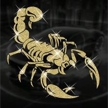 1张经典蝎子闪光汽车乙烯基贴纸，闪亮卡车汽车车窗贴花，摩托车笔记本电脑贴纸 - A - 查看 6