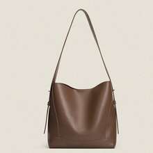 Multineos Comercial Shockproof PU Leather Laptop Bag PH 13 14 15 Inch Large Capacity / Notebook Case - 棕色 - 查看 2