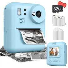 【即时打印相机】社交礼物：成人即时相机兼便携式照片打印机 - 几秒钟即可拍摄并打印 1080P 高清照片/视频，并配有趣味滤镜，是旅行、圣诞节、生日的完美礼物 - 送给他、她、情侣和朋友的绝佳创意礼物（1300mAh 可充电电池）- 生日、新年、情人节礼物 - 彩色 - 查看 21