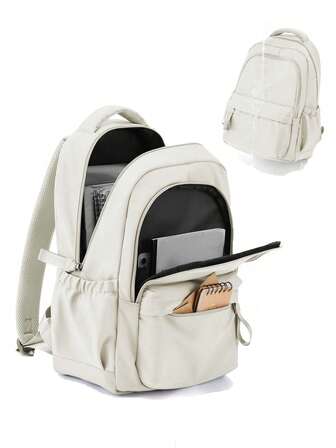 Multi-Compartment Backpack/Schoolbag, Casual Black Backpack For Men, Travel Backpack, Laptop Backpack, Computer Bag, Sports Backpack, Daily Backpack, Commuter Bag, With Laptop Compartment, Suitable For Men, Boys, High School Students, College Students, Perfect For Back To School Season, Middle School, University, Business Travel, Outdoor Hiking, Travel, Camping, Also A Great Gift For College Freshmen, Boyfriends