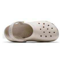 Crocs Classic Clog Unisex Breathable Comfortable Sandals, Beach Vacation Casual Shoes 10001-2MC - Frozen Rice - View 4