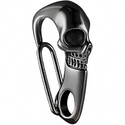 mhjHolibanna Llavero De Calavera Llavero De Coche Llavero Decoración Gótica Llavero De Coche Llavero Gótico Clip De Mosquetón De Calavera Anillos De Calavera Hombres Mosquetones Mosquetónsleeping Bags