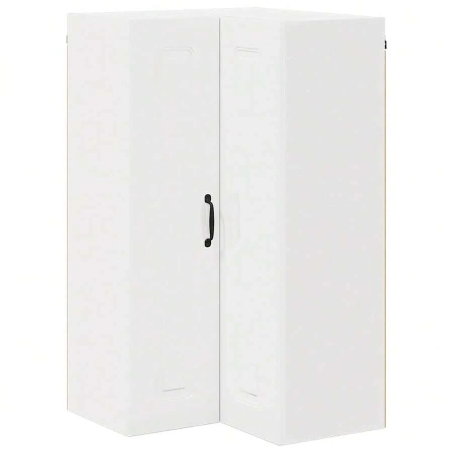 vidaXL Armadio da cucina Kalmar Blanc brillante 57 x 57 x 100 cm - Bianco - Visualizzare 1