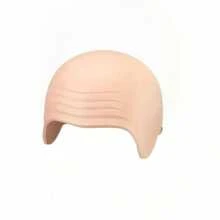 1Pc Halloween Party Dress Up Bald Head Cap Light Head Headgear Simulation Film And Television Makeup Wig Bald Head Cap Latex Light Head Headgear - Multicolor - View 1