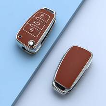 Audi Q3 Folding Key Fob Cover, Leather Key Case For Audi A1/A3/A6/S3 New Q7 A5 - one-size - View 15