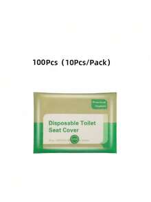 10-200片/包 一次性马桶座垫，防水旅行露营酒店浴室马桶垫配件，防水一次性马桶座垫 - 保护垫 - 便携式，适用于公共卫生间、旅行和度假浴室，秋季装饰 - 彩色 - 查看 12